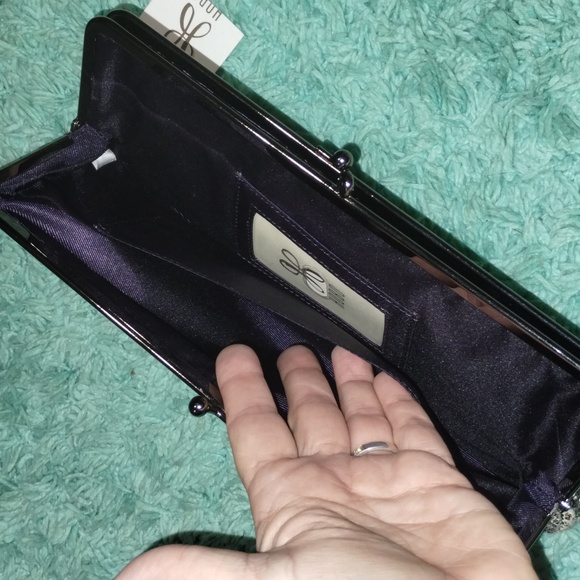 HOBO Glam Mavis Leather Snakeskin Print Clutch - Picture 8 of 10